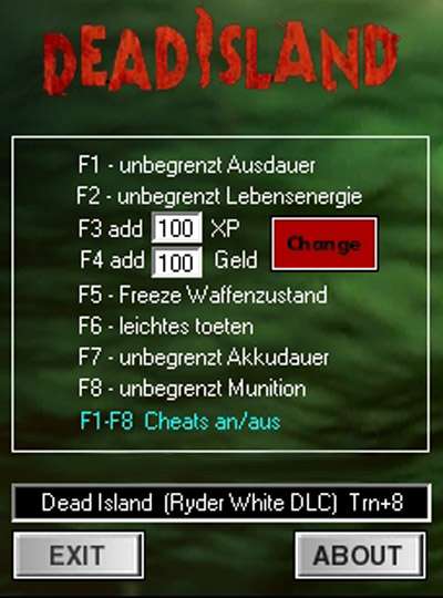 dead island ps3 cheat codes